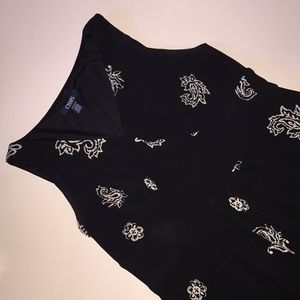 Chaps Maxi-dress, Size PXL